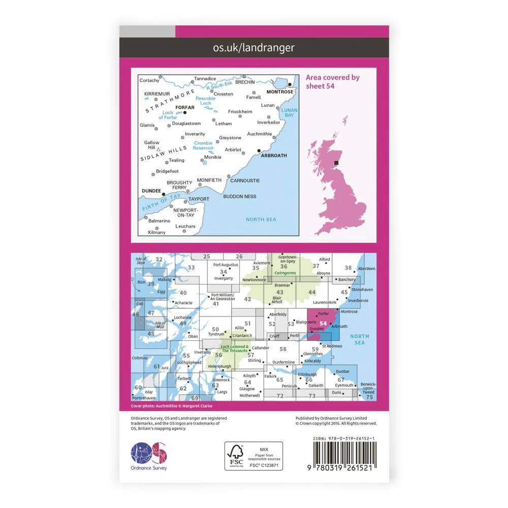 OS Landranger / Dundee To Montrose - Image 2
